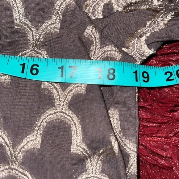 J designs Tile Print  hand embroidered Viscose Kaftan Midi dress Sz small - Picture 9 of 14